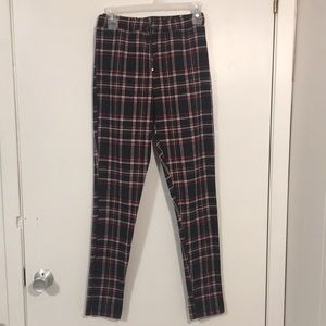 Flexible Plaid pants!